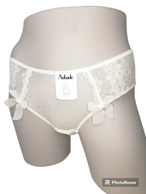 Culotte Aubade - Référence A222 - Blanc - Taille FR3 / EUR40 - Neuf Avec étiquettes