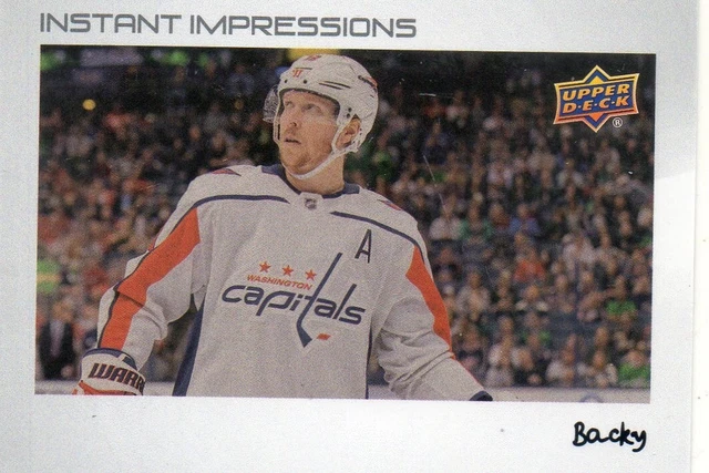 2022-23 Upper Deck Instant Impressions Nicknames PZ40 Nicklas Backstrom (Backy)