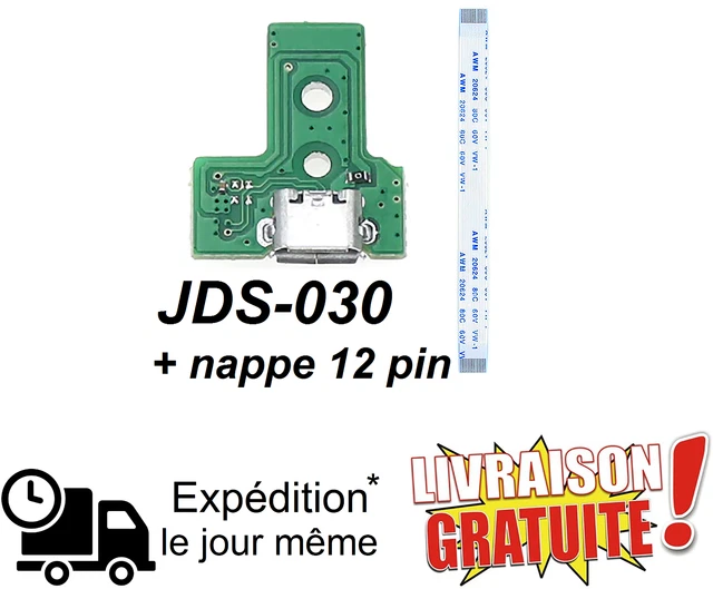 Composant LED Avec Connecteur Pour Manette PS4 - Réparation JDS-011/JDS-001 - Neuf