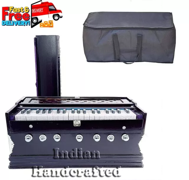 Harmonium 7 Stopper Two Fold Bellow 39 Key High Class Sound Quality With Bag