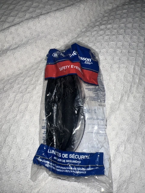Smith & Wesson 21306 Elite Work Safety Glasses Black Frame Indoor/Outdoor Lens