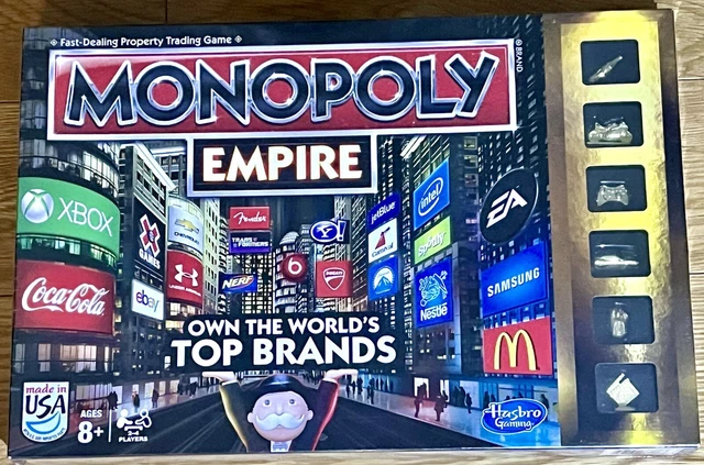 MONOPOLY EMPIRE Gold Edition Own the World's Top Brands board Game ...