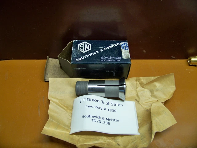 Southwick & Meister TD25/167 Swiss Star CNC Collet Inv#1830