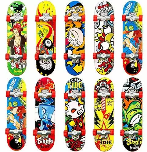 THE TWIDDLERS 12 Mini Skateboard Doigt Jouets Finger Skate pour