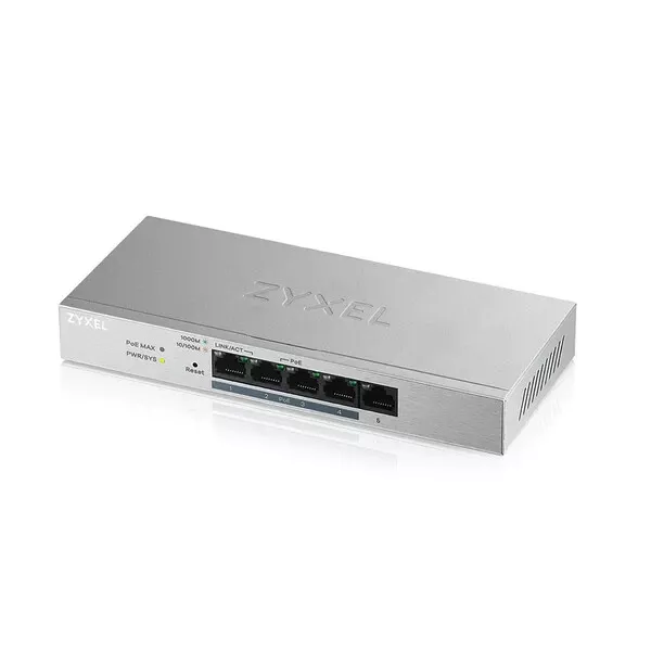 ZYXEL 5-Port Web Managed Gigabit Switch GS1200-5 - Silver N