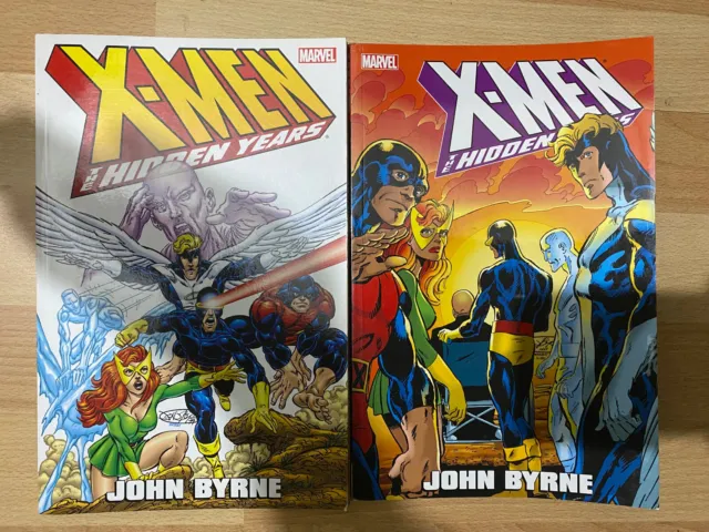 X-Men Hidden Years Vol 1+ 2 bundle Paperback TPB Marvel Graphic Novel John Byrne