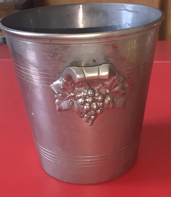 Seau à Champagne Ancien En étain Krug - Glacière Vintage Pour Bouteille
