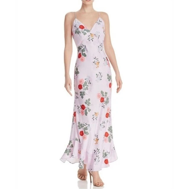 NWT KEEPSAKE M Pretty One Lilac Floral Maxi Gown Slip Dress 45.00 PicClick
