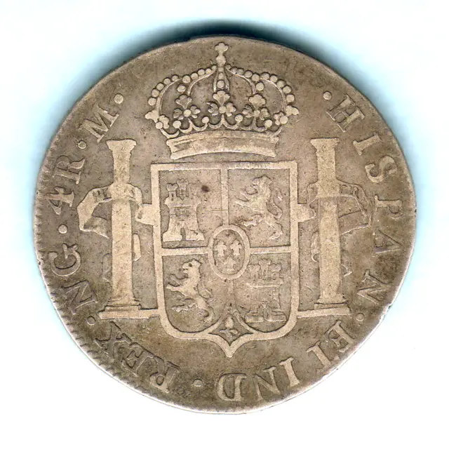 Guatemala. 1806-NG M 4 Reales.. Charles 1111.. Fine