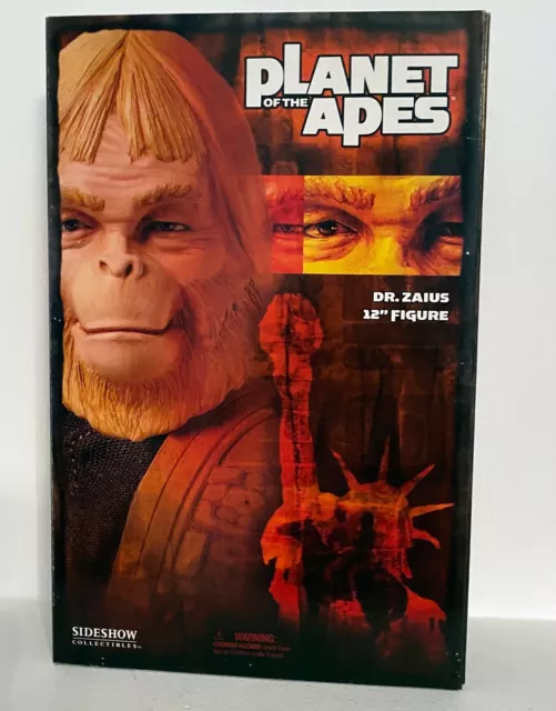 Planet Of The Apes - Dr. Zaius - 12" Figure - Sideshow 2004 - Mint In Box🔥