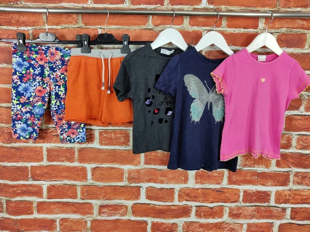 Girls Bundle Age 4-5 Years Next Boden M&S Leggings Shorts Top T-Shirt Kids 110Cm