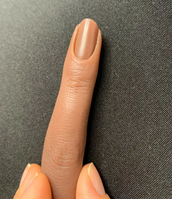 Silikon Praxis Nagel Finger realistisch Maniküre Anwendung Training Acryl 3