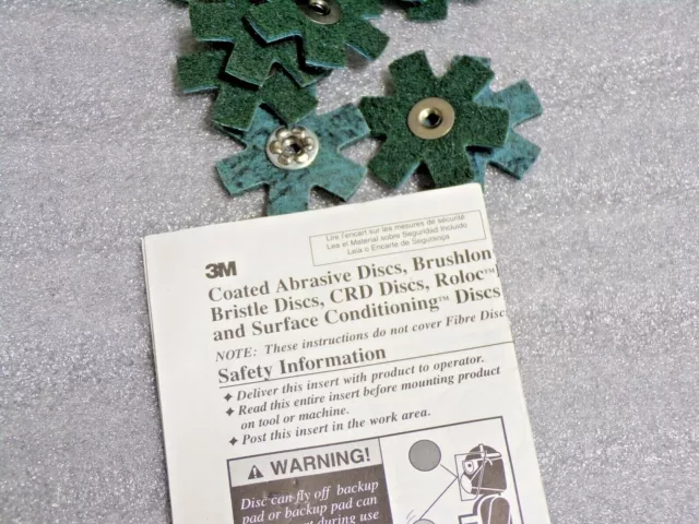 30 SCOTCH-BRITE Very Fine Grade Abrasive Star, 2" Dia. 61500139490(JT)