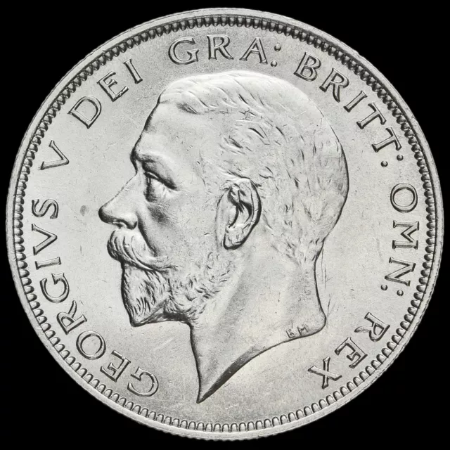 1931 George V Silver Half Crown, Scarce, A/UNC