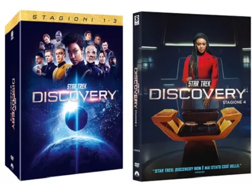 Star Trek Discovery 1-4 DVD komplette Serie 1+2+3+4 deutscher Ton NEU