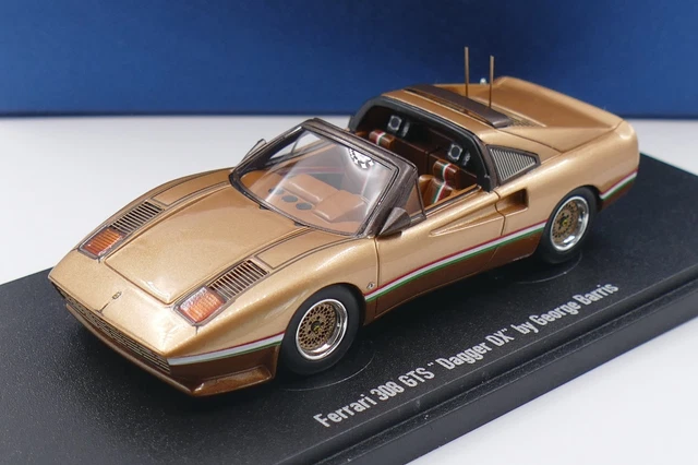 FERRARI 308 GTS SPIDER 1978 GOLD GEORGE BARRIS
