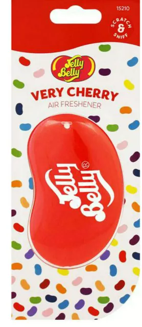 Jelly Belly VERY CHERRY 3D Gel Car Van Home Office Air Freshener 15210 A1487