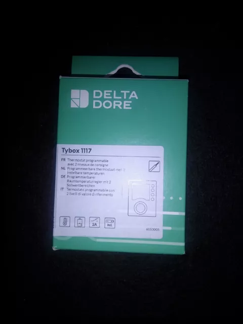 Delta Dore - Thermostat programmable Tybox 1117 Neuf