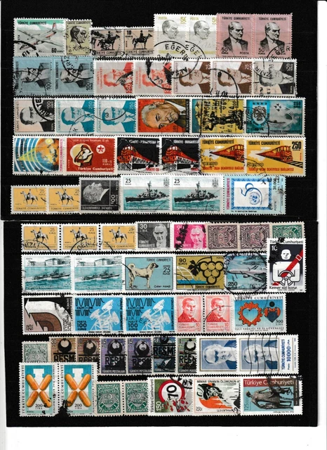 Briefmarkenlot   Türkei    O     siehe Scan  / Lot  8988