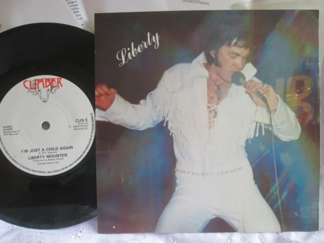 Liberty Mounten I'm Just A Child Again CLIMBER CLIS5 + PR Elvis P Vinyl 7inch