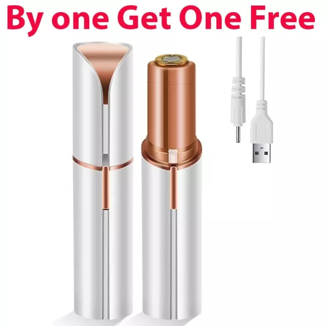 Flawless Facial Hair Remover, USB Rechargeable,18k Gold plated Results Like JML