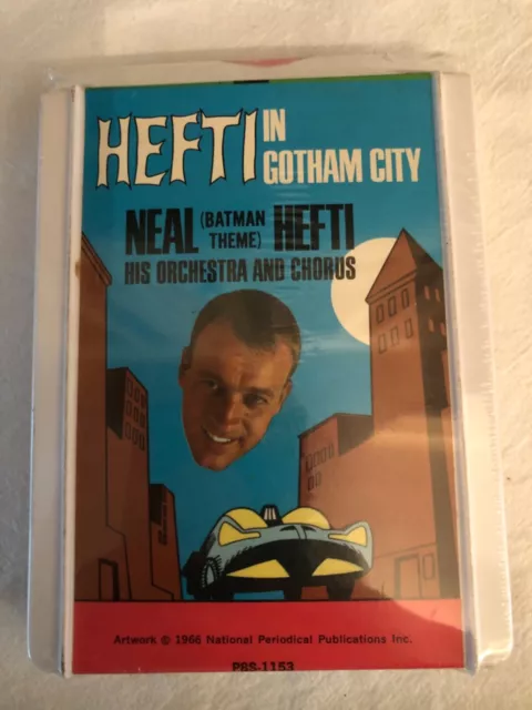 Neal Hefti In Gotham City BATMAN 1966 8 Track Lear Jet SEALED!!! RARE!