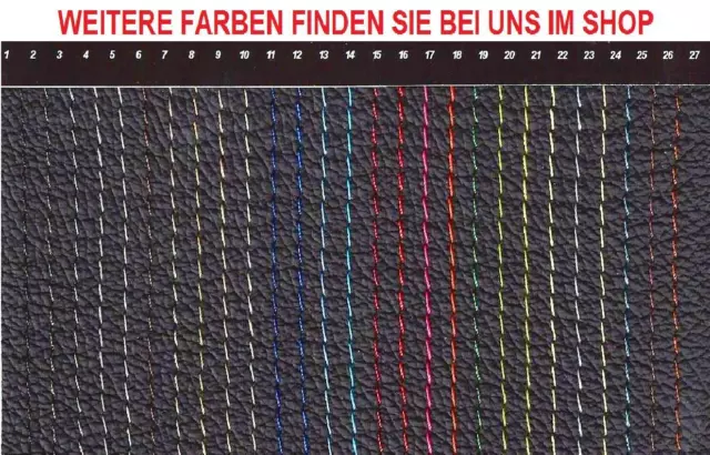 1x Lenkradbezug aus 100% Echtleder Schwarz PERFORIERT Lenkradschoner 38-39cm 2