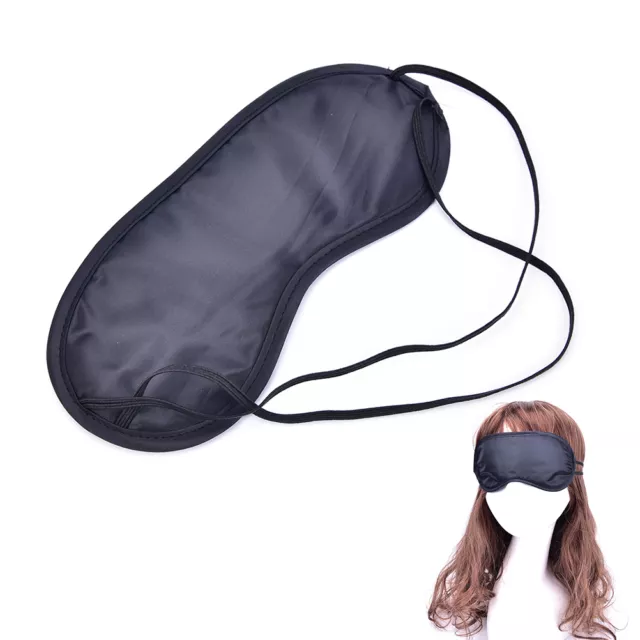 Hot 10x Eye Mask Shade Cover Blindfold Night Sleeping Black .drD-wq 2