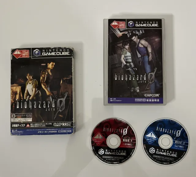 Biohazard 0 Zero Resident Evil - Nintendo GameCube NTSC-J JAPAN Game Complete