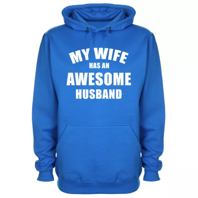 My Wife Has An Awesome Husband Printed Hoodie