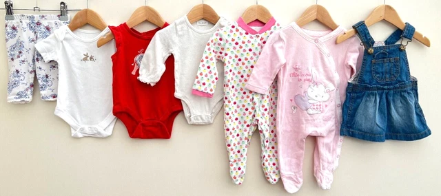 Pacchetto di abbigliamento per bambine età 0-3 mesi Next Gap John Lewis