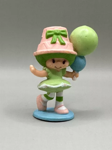 1982 Strawberry Shortcake Lime Chiffon Balloons Kenner Figure 2" PVC Mini