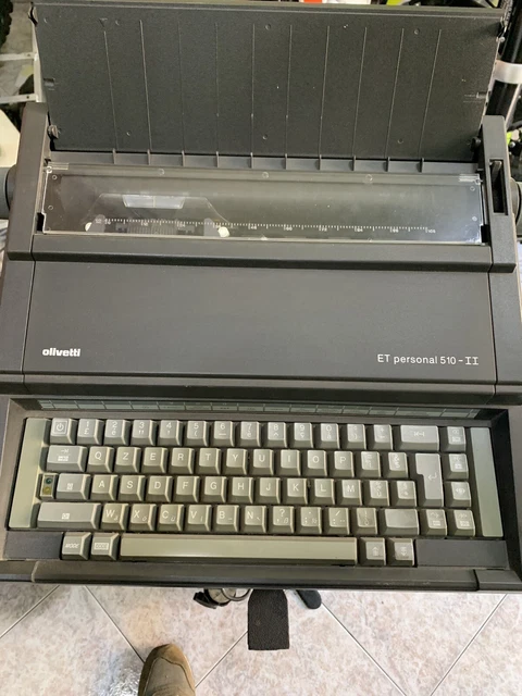 Primo Piano D'annata Del Meccanismo Del Nastro Di Macchina Da Scrivere - Foto 3