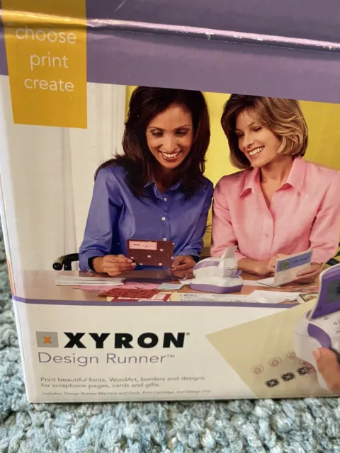 NEW In BOX XYRON Design Runner Handheld Craft Printer