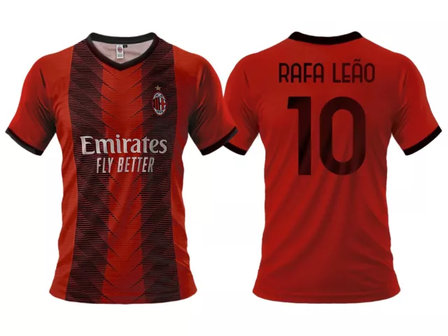 Maglia Milan Rafael Leao 5 6 Anni Stagione 2023/24 Bambino Maglietta Nuova 2024