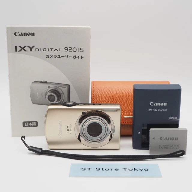 CANON IXY DIGITAL 920 IS Gold Compact Digital Camera Good CANON IXY DIGITAL 920 IS Gold Compact Digital Camera Good