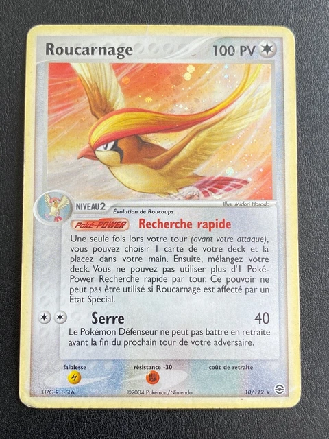 Carte Pokemon Fr Ex Rfvf - Roucarnage 10/112 Holo - Be/Tbe