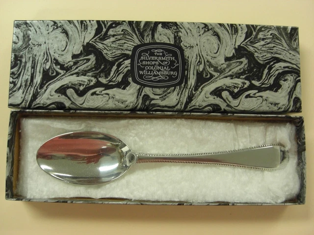 Colonial Williamsburg 7.5" Spoon. Stamped CWF. NIB Colonial Williamsburg 7.5" Spoon. Stamped CWF. NIB