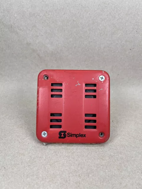 Simplex 2901-9838 Fire Alarm Horn Wall Red