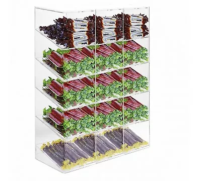 E-501 PCR-E  Bo”te ˆ bonbons en plexiglass transparent avec 15 Žtages