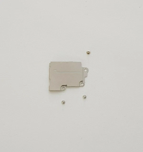 Plaque Métallique Protection Nappe IPhone X (A1901) - Original Apple Argent + Vis