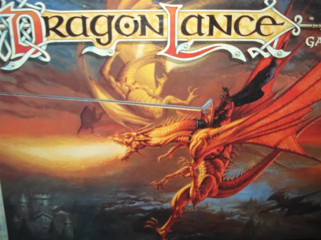 Dragon Lance Game - Tsr - Dungeons & Dragons Game - Dragon Lance - Fantasy Game