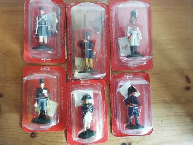 > DEL PRADO NAPOLEONIC COLLECTION WAR SOLDIER METAL from 2002 choose from six