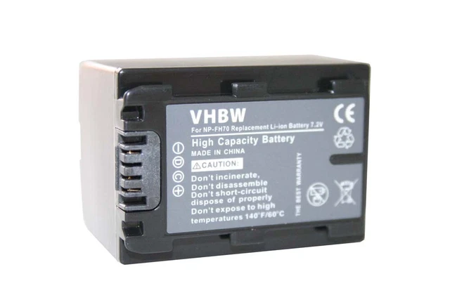 Batterie pour Sony Cybershot DSC-HX100, DSC-HX100V, DSC-HX200V 950mAh