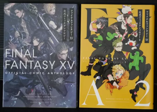 Final Fantasy XV - Official Comic Anthology Vol.1+2 Set, Japanese Manga Book