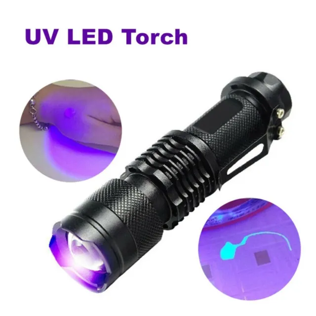 Lámpara de inspección luz UV ultravioleta 180 lúmenes LED mini antideslizante exterior
