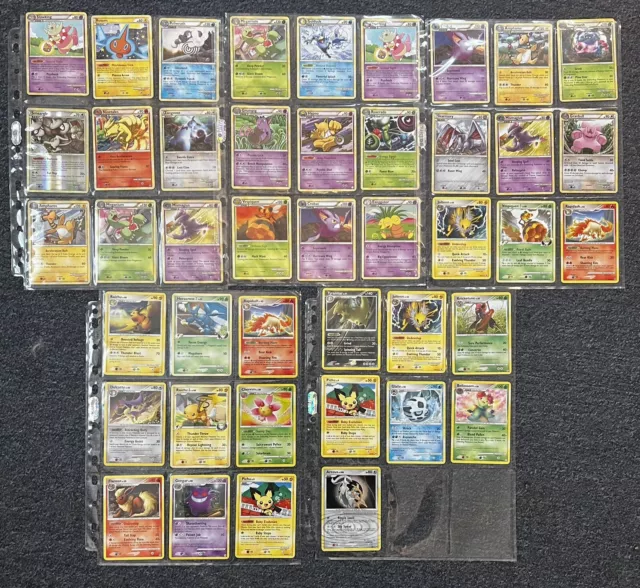 Pokémon TCG Job Lot Bundle 43 Rare Cards From HeartGold&SoulSilver & Platinum