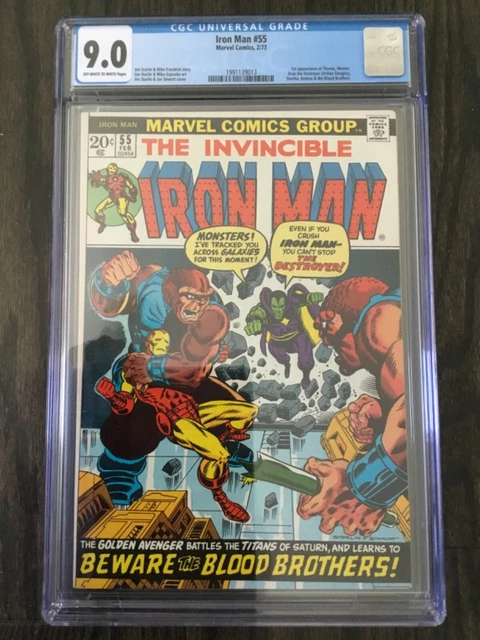 The Invincible Iron Man #55 - CGC 9.0 | 1st Thanos Marvel 1973