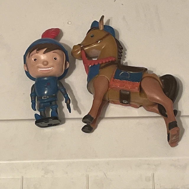 CBEEBIES KIDS TV Mike The Knight & Galahad Horse Action Figures Toys £0