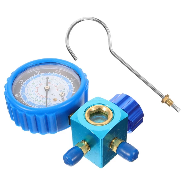 Shkalacar Klimaanlagen Manometer - Verteilermessgerät Für Kältemittel R410A R22 R134A